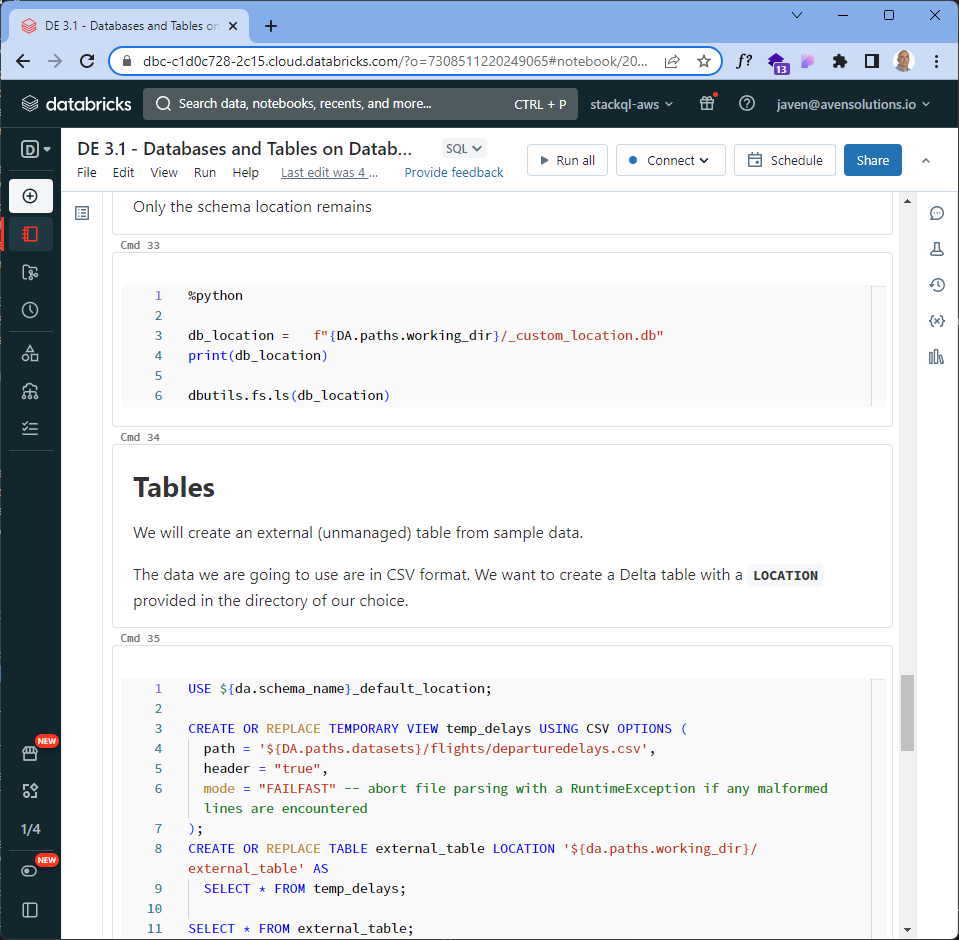 Databricks Notebook